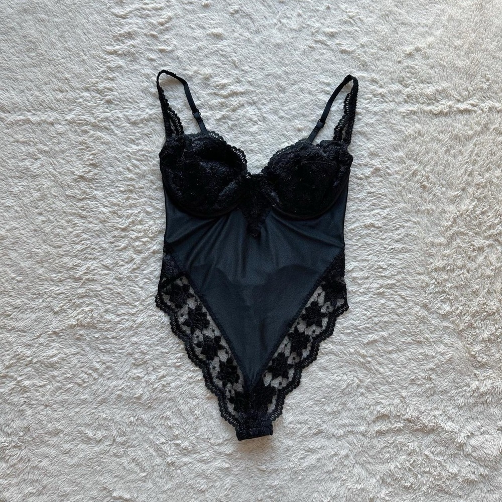 1990's victoria's secret teddy bodysuit